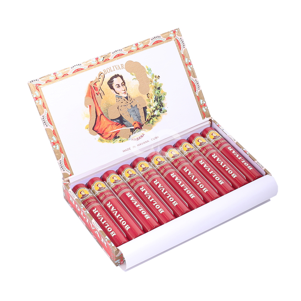 Bolivar Royal Coronas Tubos Cigar Box