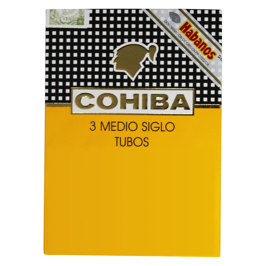 Cohiba Medio Siglo Tubos Pack of 3s