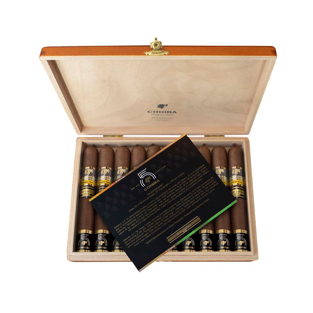 COHIBA 55 ANIVERSARIO 限定版　葉巻木箱(中身無し) Buy Cohiba 55 Aniversario Limited Edition 2021 Online