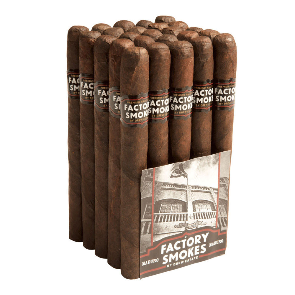Drew Estate Factory Smokes Maduro Churchill Bundle