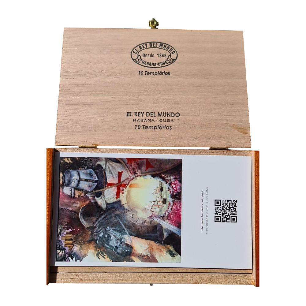 El Rey del Mundo Templários Portugal RE 2021 Cigar Box