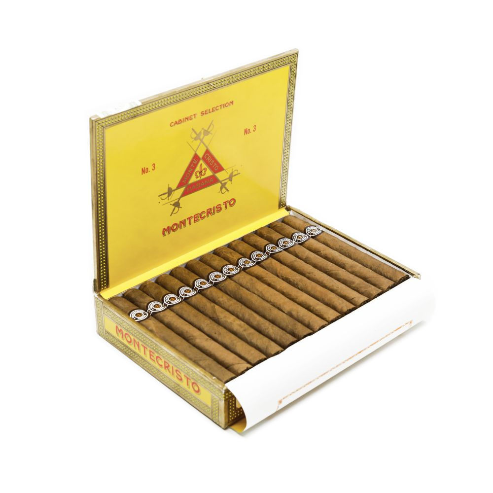 Montecristo No. 3 Box of 25 Cigars Open