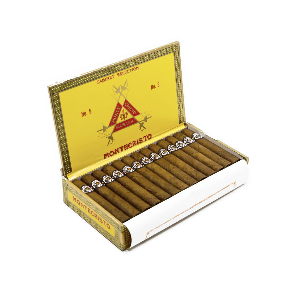 Montecristo No. 5 Box of 25 Cigars Open