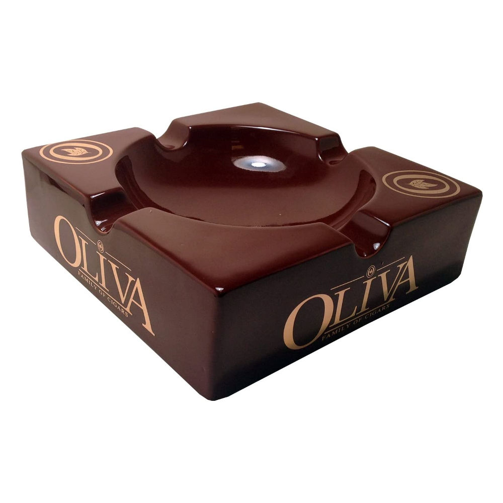 Oliva 4 Cigar Brown Ashtray