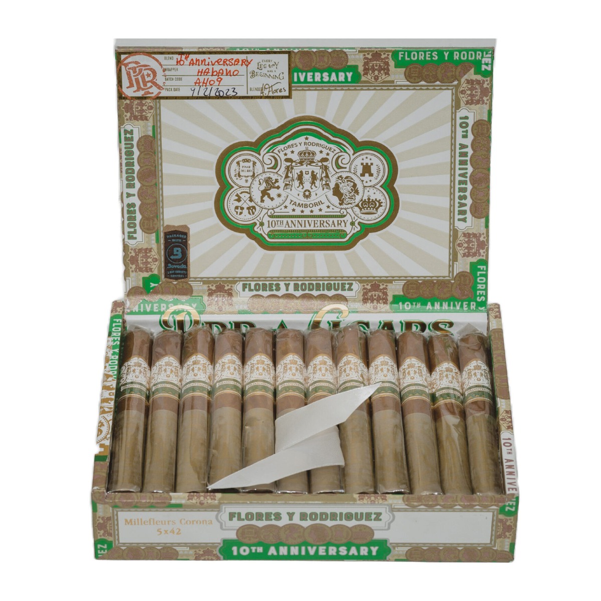 PDR Flores Y Rodriguez Reserva Limitada 10th Anniversary Mille Fleurs Corona