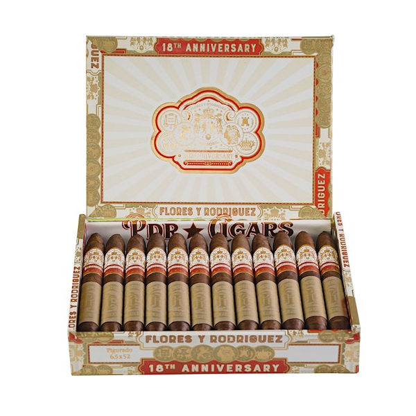 PDR Flores Y Rodriguez 18th Anniversary Millefleurs Corona Cigar Box