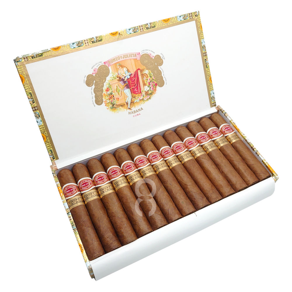 Romeo y Julieta Short Churchill Box of 25 Cuban Cigars