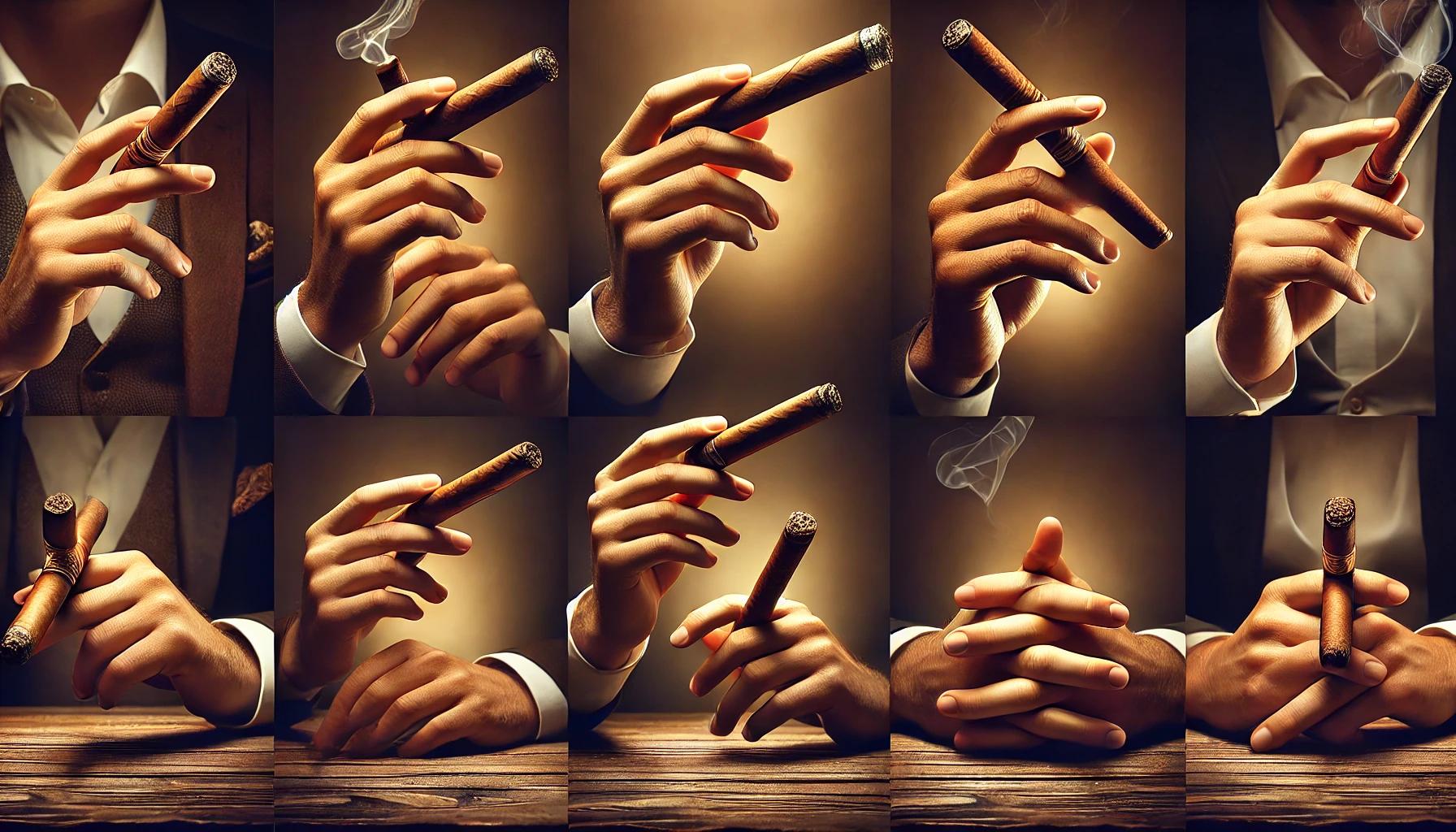 what does your cigar holding technique say about you