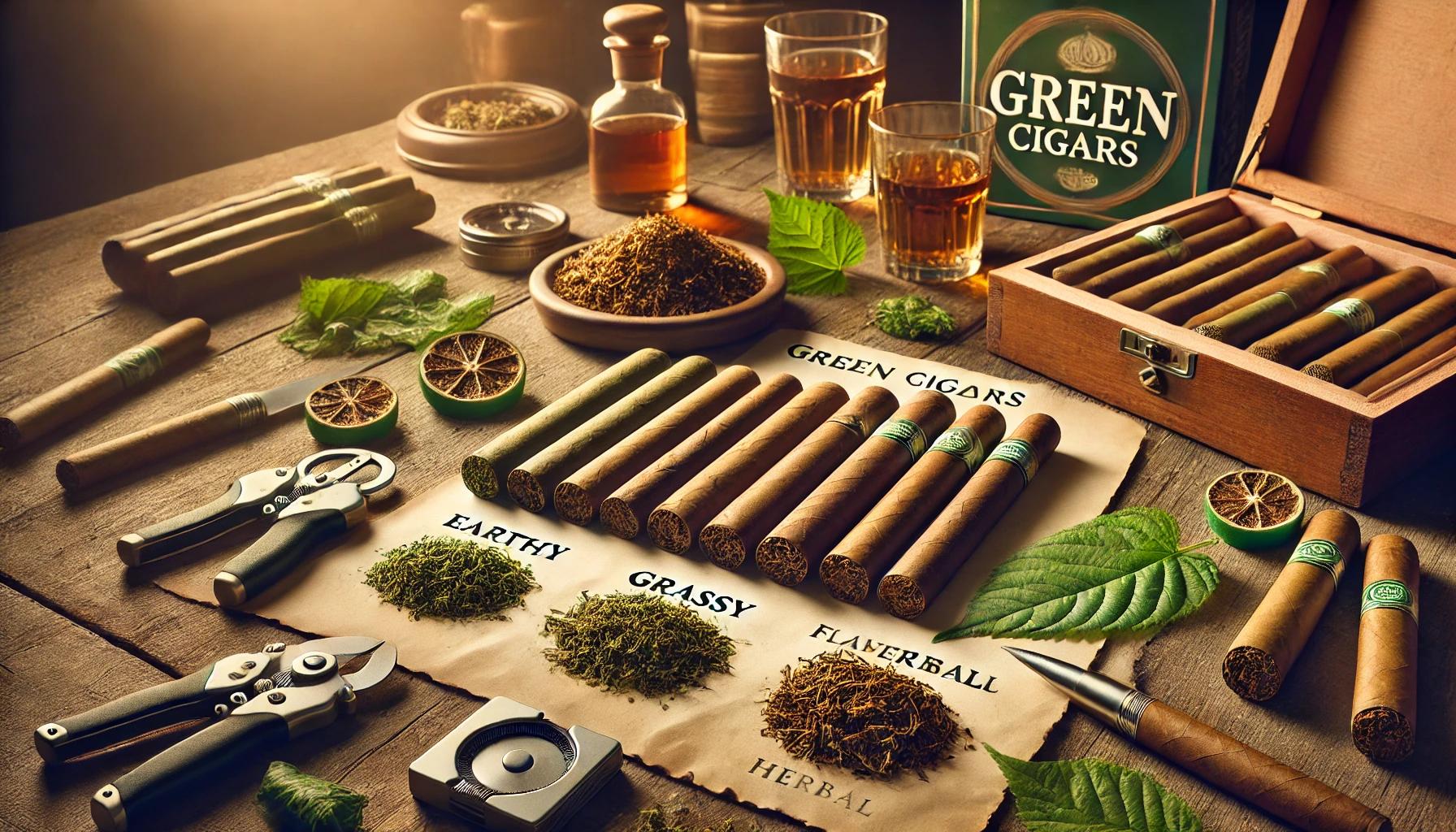 what do green cigars taste like