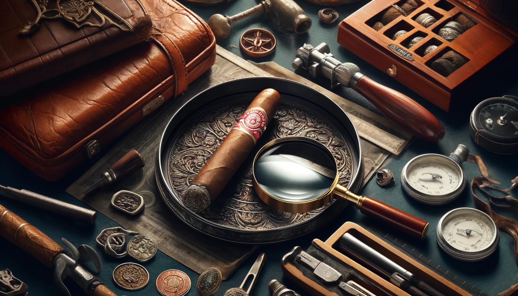 A box of Partagas Cigars