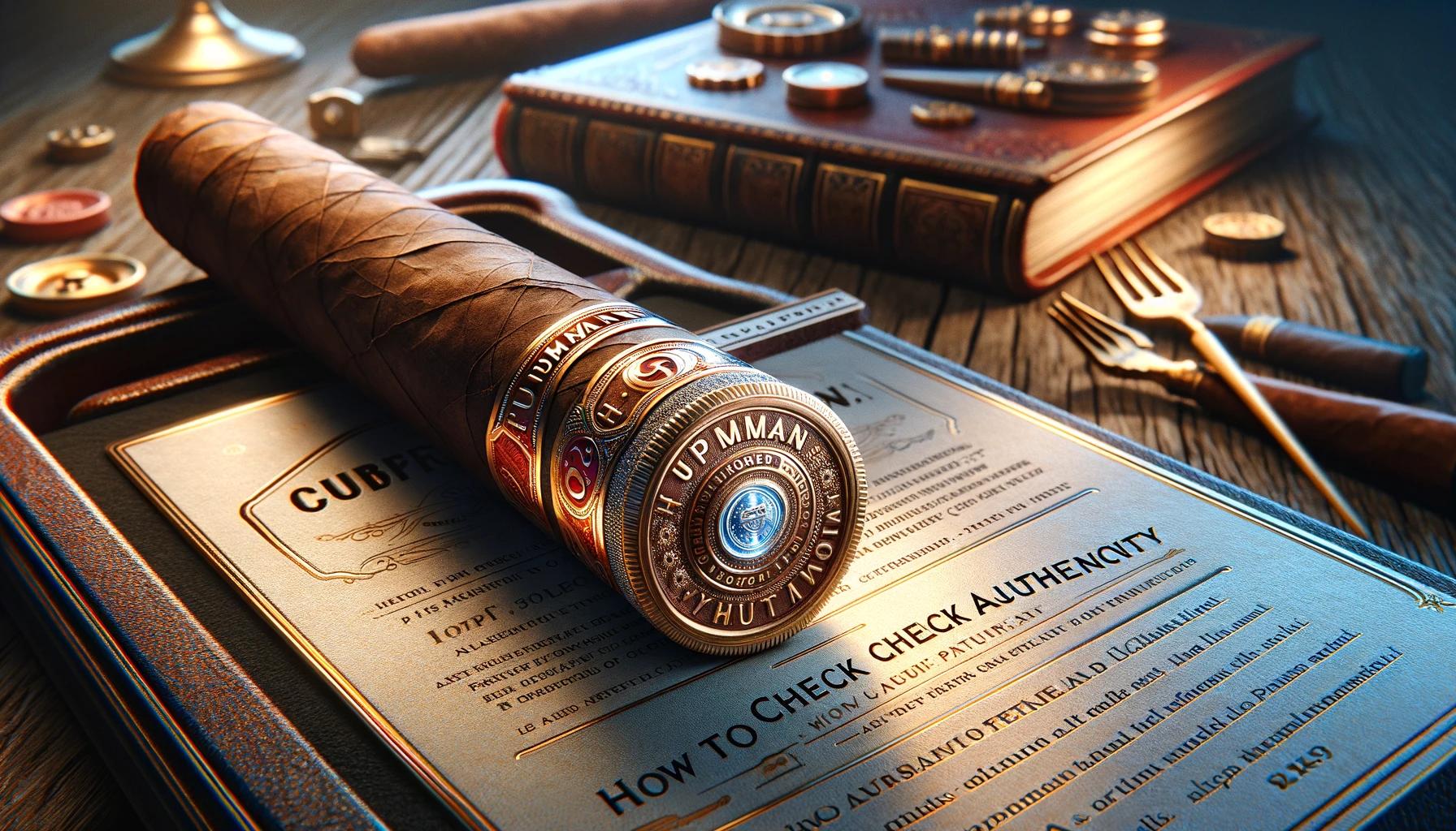 A box of H Upmann Cigars