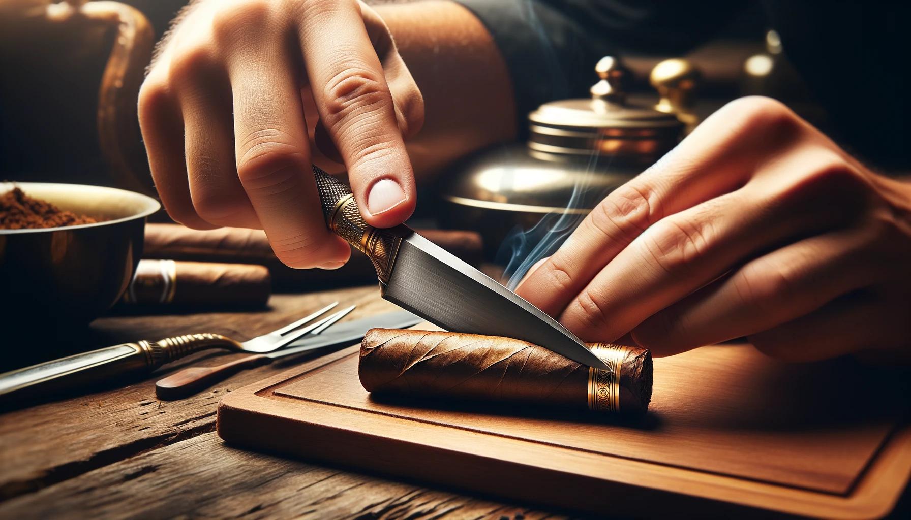 How to Cut a Cigar with a Knife
