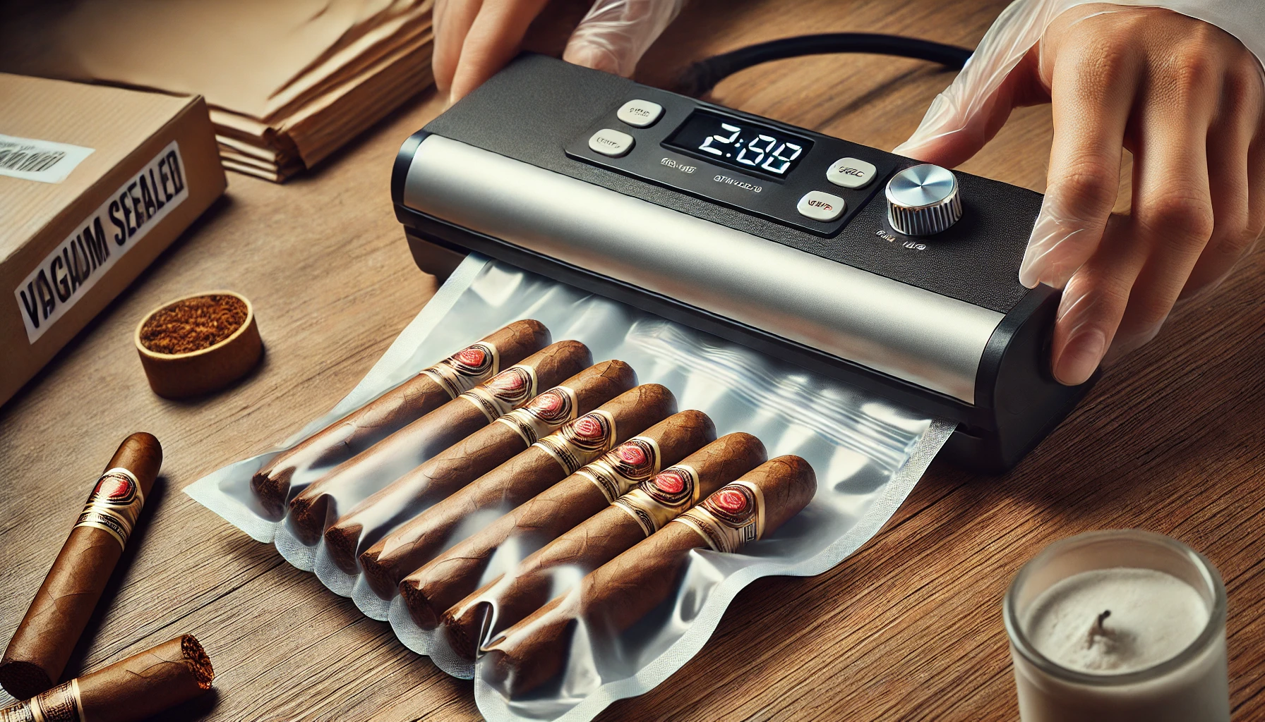 how to use a vacuum sealer for storing cigars