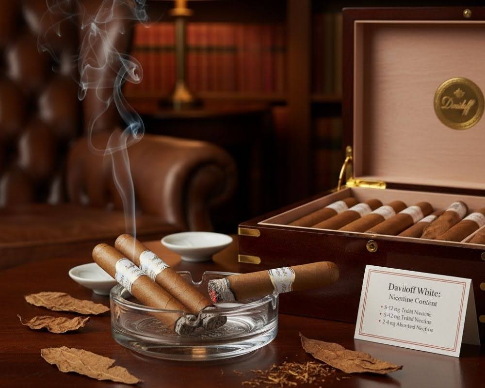 How Much Nicotine Is In Davidoff White